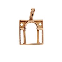 Pendant Loving Palladio  2D in Rose Gold 04R SERLIANA - 04R SERLIANA